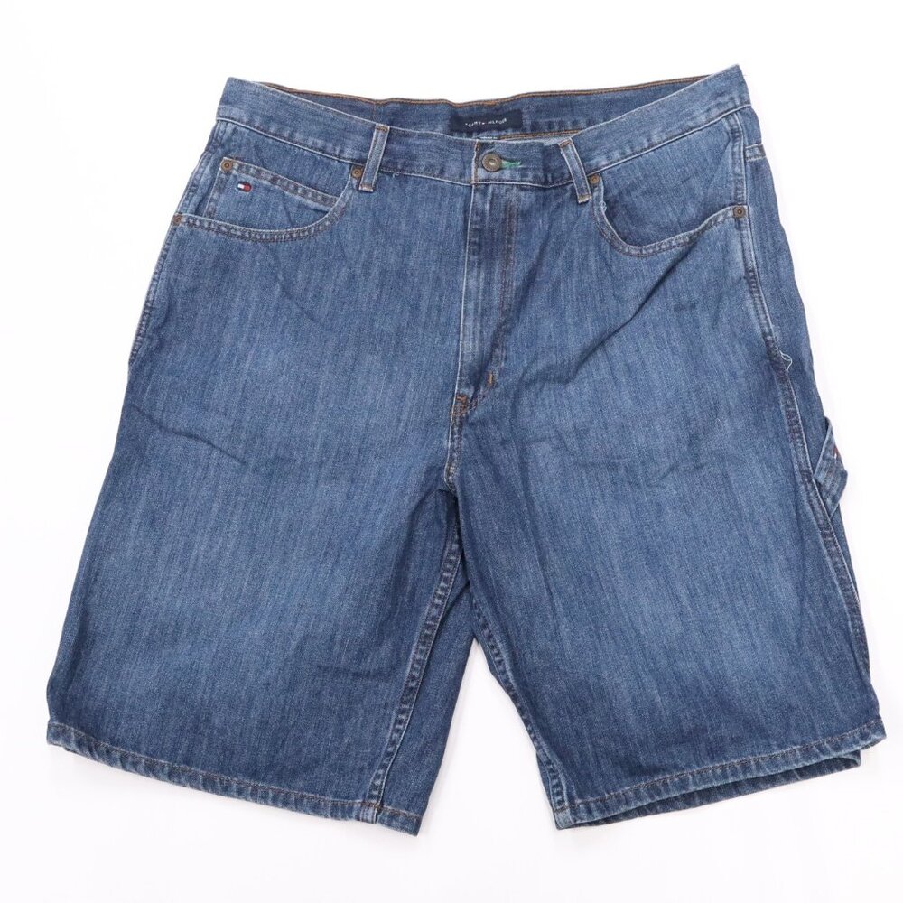 Tommy Hilfiger Denim Carpenter Mens Jean Baggy Shorts Jorts Size 36